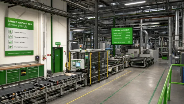Verbeter energie-efficiëntie in productie