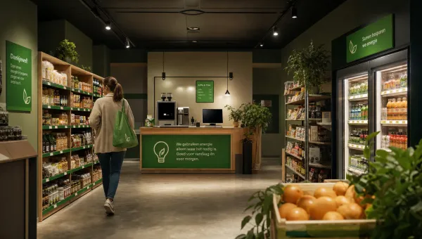 Maatregelen voor energiebesparing in winkels