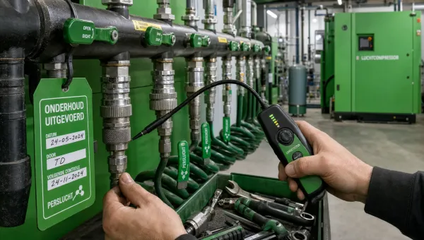Energiebesparende maatregelen voor perslucht